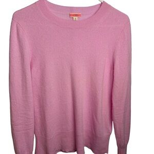 J. Crew Soft Pink Crew Neck Cashmere Sweater